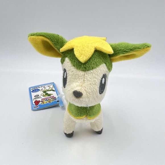 Pokémon Summer Deerling Green Small Plush Keychain NWT RARE USA SELLER READ - Picture 2 of 13